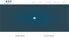Desktop Screenshot of ksfcounsel.com